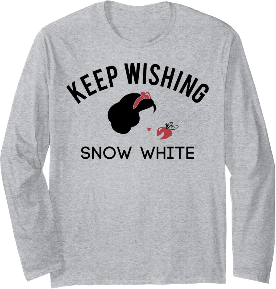 Disney Snow White Keep Wishing Banner Langarmshirt