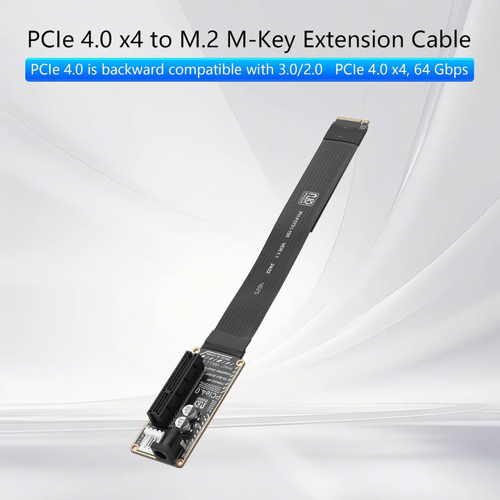 GINTOOYUN M.2 NVME zu PCIE X4 Grafikkarte Erweiterungskarte Mainboard M.2-M Schlüssel NVME Steckplat