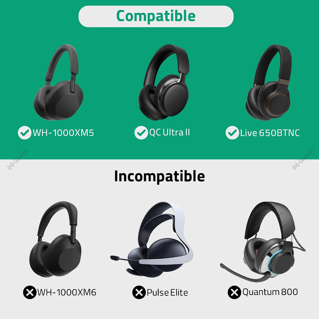 Geekria UltraShell Kopfhörer-Hülle kompatibel mit Bose QC45, QC 35 II Gaming, QC 35 II, QC 35 Case E