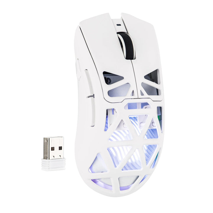 MechLands Aula SC620 Gaming-Maus, 2,4 GHz/USB-C/BT-Funkmaus mit 400-mAh-Akku, einstellbare 12.000 DP