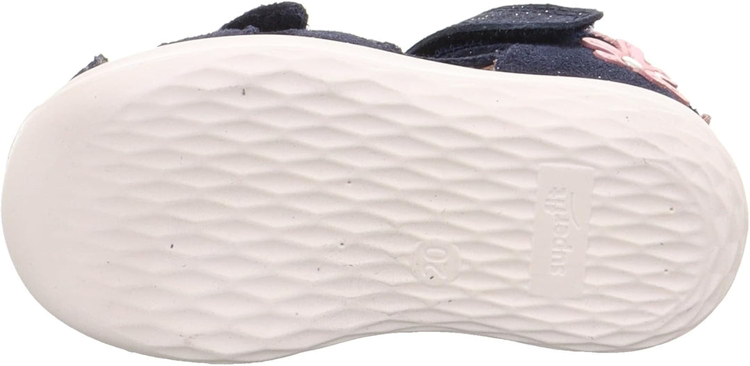 Superfit Mädchen Bumblebee Sandale 19 EU Blau Rosa 8000, 19 EU Blau Rosa 8000