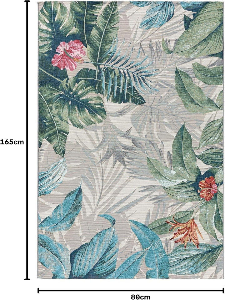 benuta In- &amp; Outdoor-Teppich Artis Multicolor 80x165 cm 80x165 cm Multicolor, 80x165 cm Multicolor