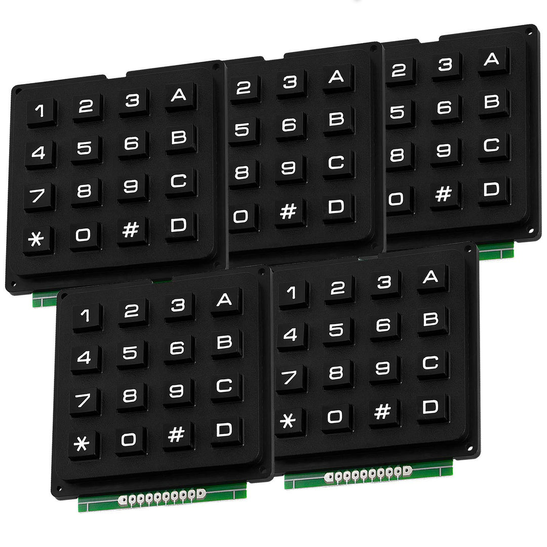 AZDelivery 5 x 4x4 Matrix Keypad Tastatur kompatibel mit Arduino und Raspberry Pi inklusive eBook!,
