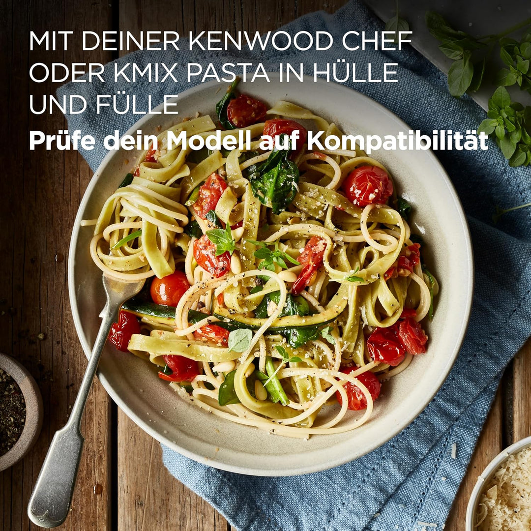 Kenwood Pasta-Set MAX980ME Zubehör für Kenwood Küchenmaschinen, elektrische Nudelmaschine mit Lasagn