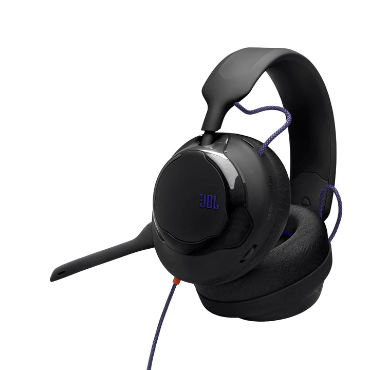 JBL Quantum 120, Kabelgebundenes Gaming-Over-Ear-Headset, Schwarz, Schwarz