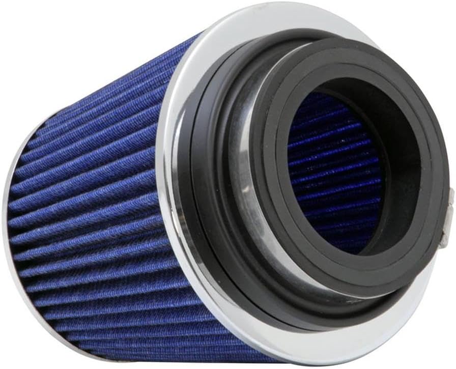 K N Filter & RG - 1001BL-L KFZ und Motorrad Universal-Luftfilter, verchromt