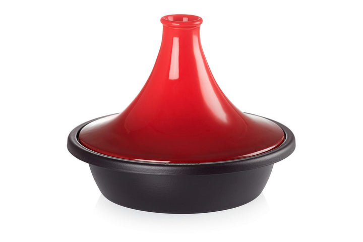 Le Creuset Gusseisen-Tagine, Rund, Ø 31 cm, Für alle Herdarten, Induktion und Backofen geeignet, Kir