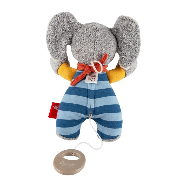 Sigikid 48800 - Lolo Lombardo Spieluhr klein, Melodie nicht frei wählbar Blau/Grau, Blau/Grau