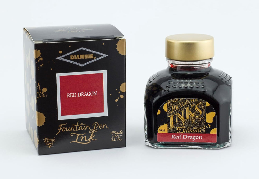 Diamine Füllfederhalter-Tinte, 80 ml, Türkis Red Dragon, 80 ml
