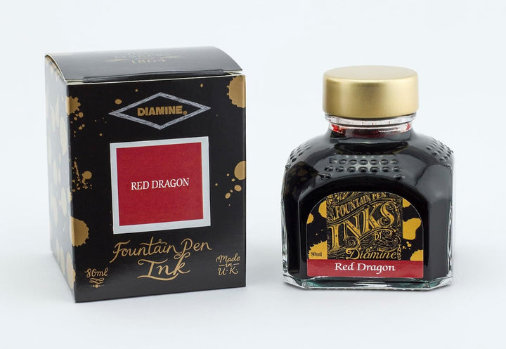 Diamine Füllfederhalter-Tinte, 80 ml, Türkis Red Dragon, 80 ml