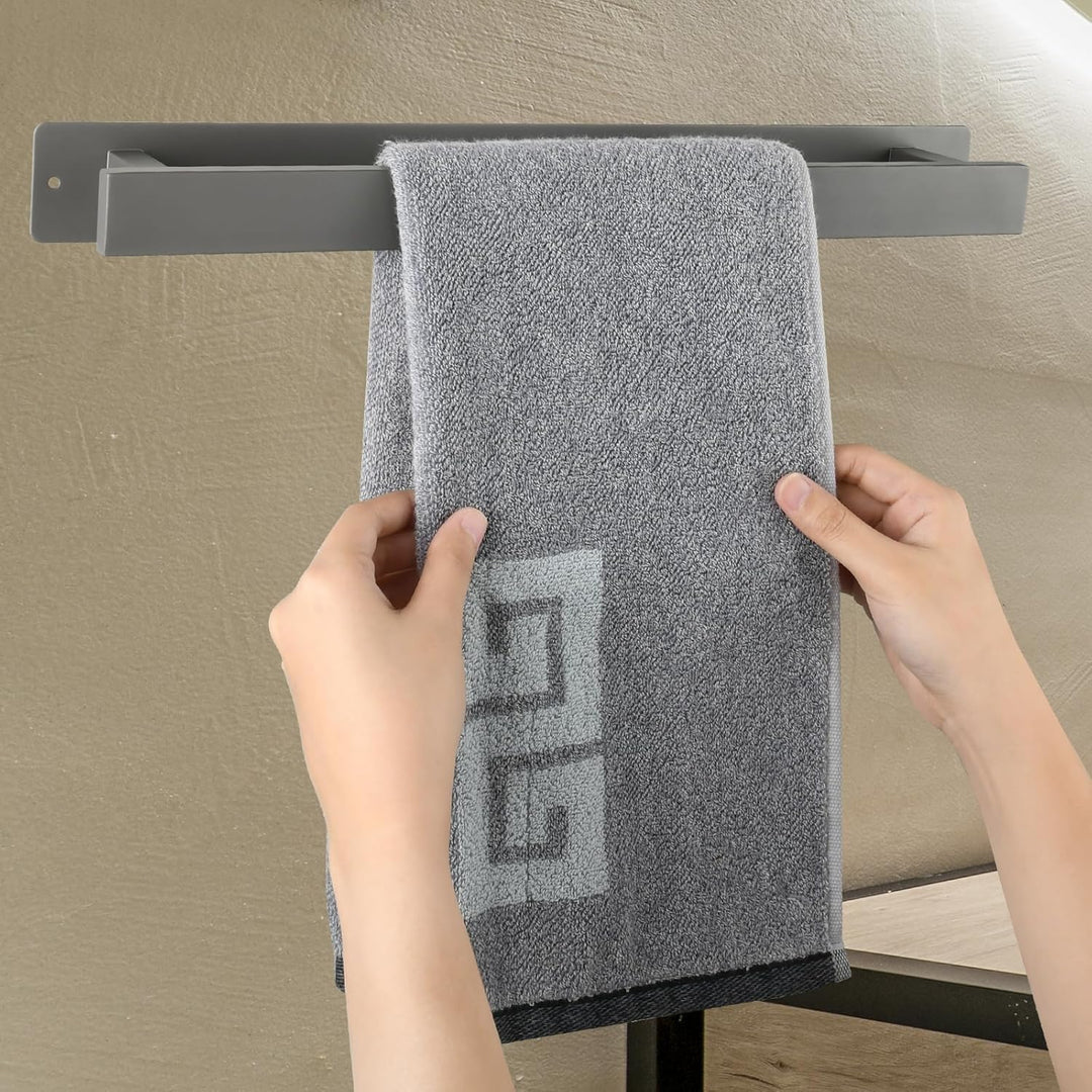 Badezimmer Handtuchstange Handtuchstange Selbstklebend oder Schraubmontage Edelstahl Wandmontierter