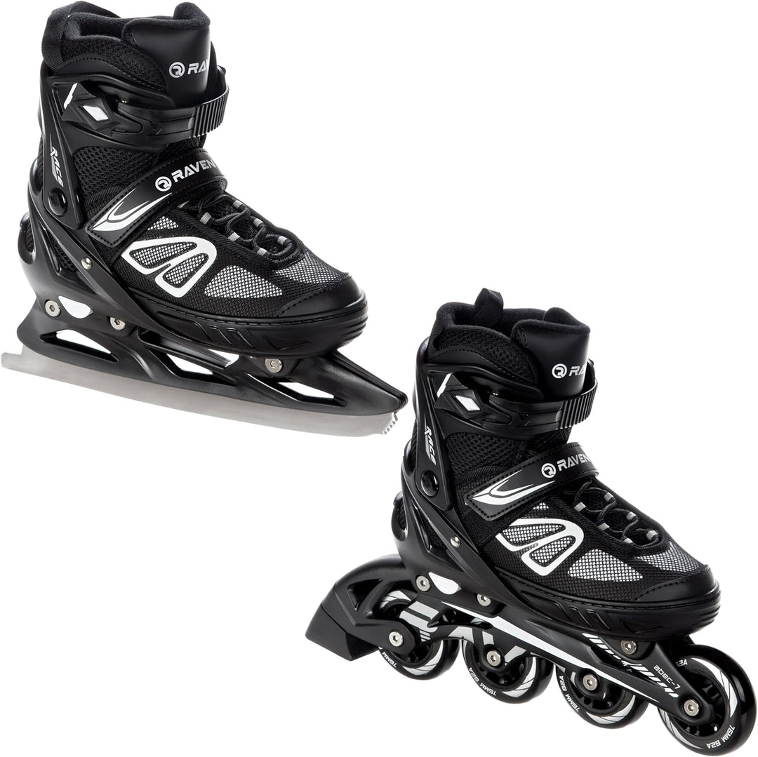Raven Verstellbare Inlineskates optional als 2in1 Inlineskates-Schlittschuhe Advance - Kugellager Ab
