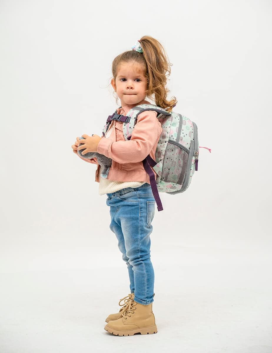 Belmil Kinderrucksack Mädchen für 1-3 Jährige - Super Leichte 260 g/Kindergarten/Krippenrucksack Kin