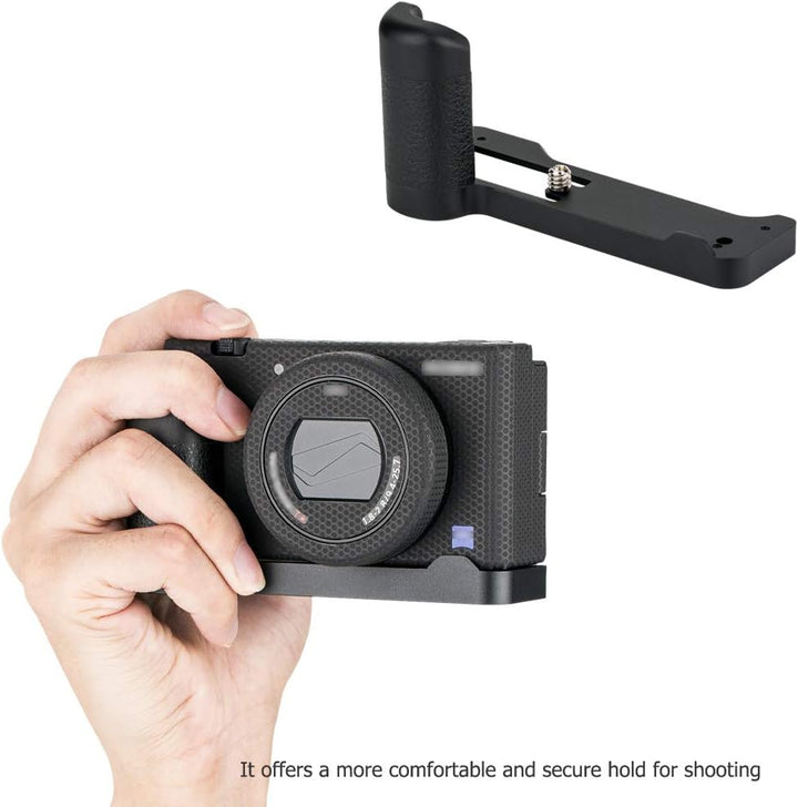 JJC Handgriff Kameragriff Metall L-Platte für Sony ZV-1 ZV1 Vlog-Kamera