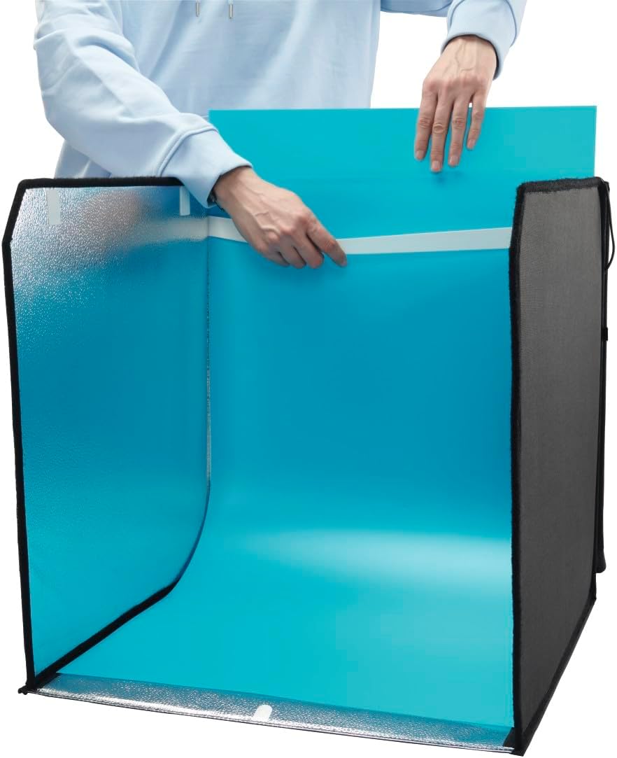 Hama Fotobox, 50x50 cm (Fotostudio, Mini Fotostudio, Lichtbox, Light Box, Light Box mini, White Box,