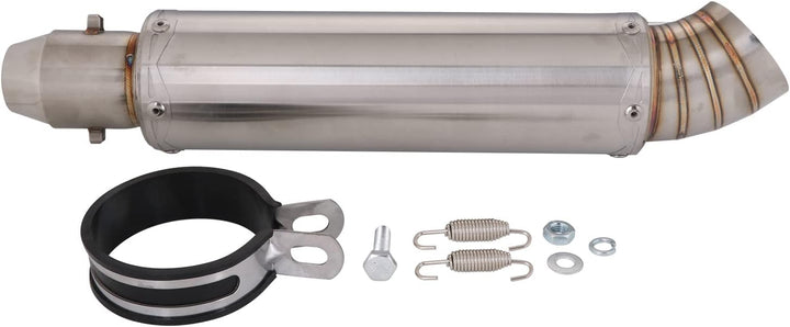 Motorrad Auspuff Universal Schalldämpfer - 51 mm Universal Motorrad Auspuff Sportauspuff mit Abnehmb