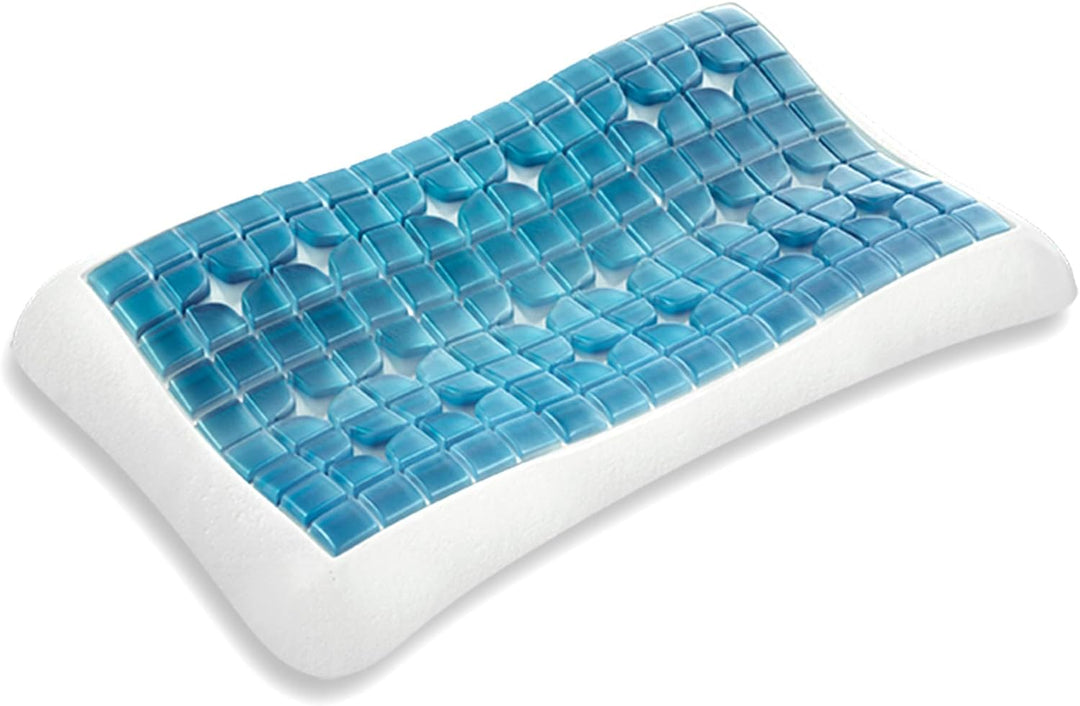 Technogel® Anatomic Curve Orthopädisches Nackenstütz-Kopfkissen – Patentiert, Schadstofffrei & Zerti