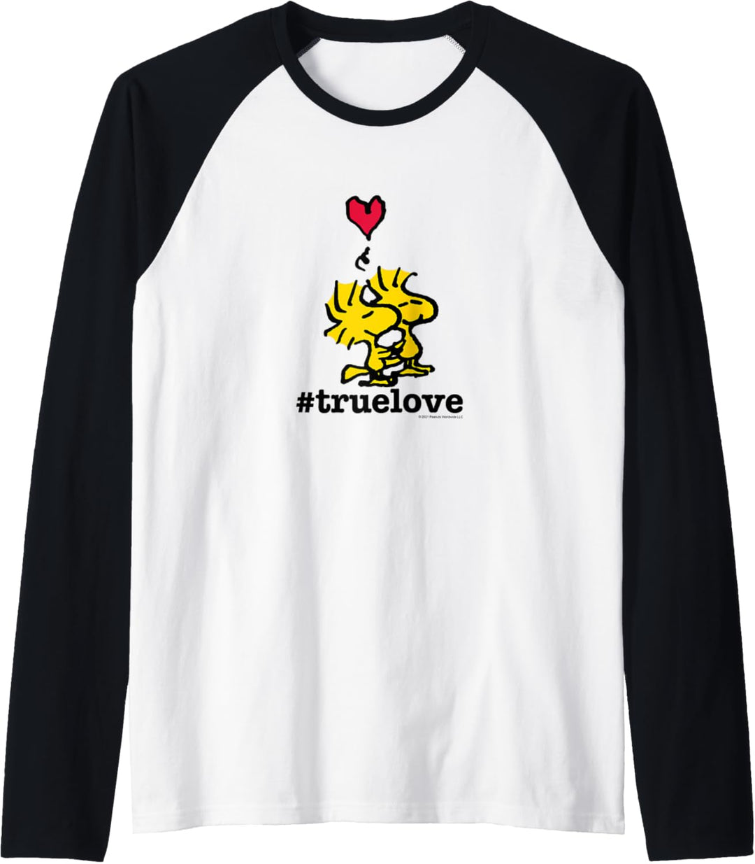 Peanuts - Valentines Woodstock #truelove Raglan