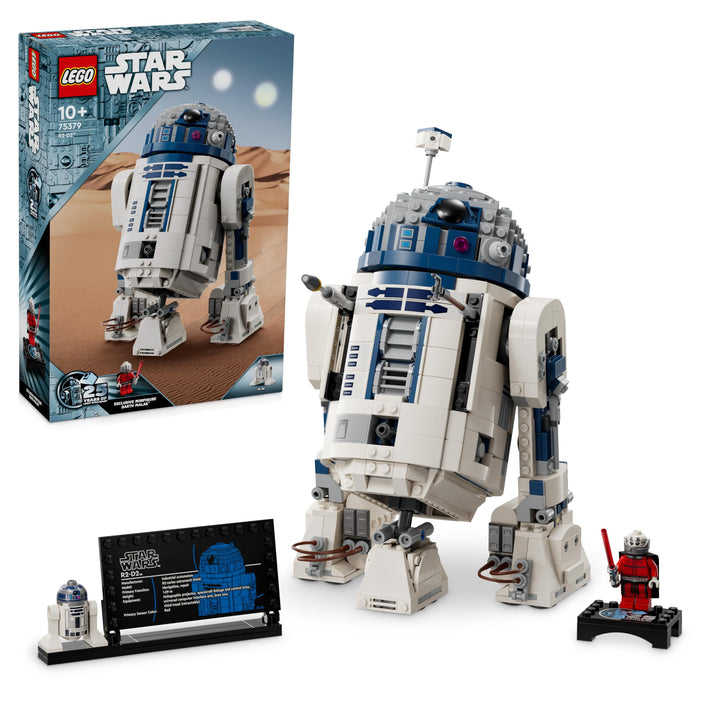 Lego Star Wars R2-D2, Modell-Set für Kinder, Jungen & Mädchen, baubare Spielzeug-Droidenfigur mit 25