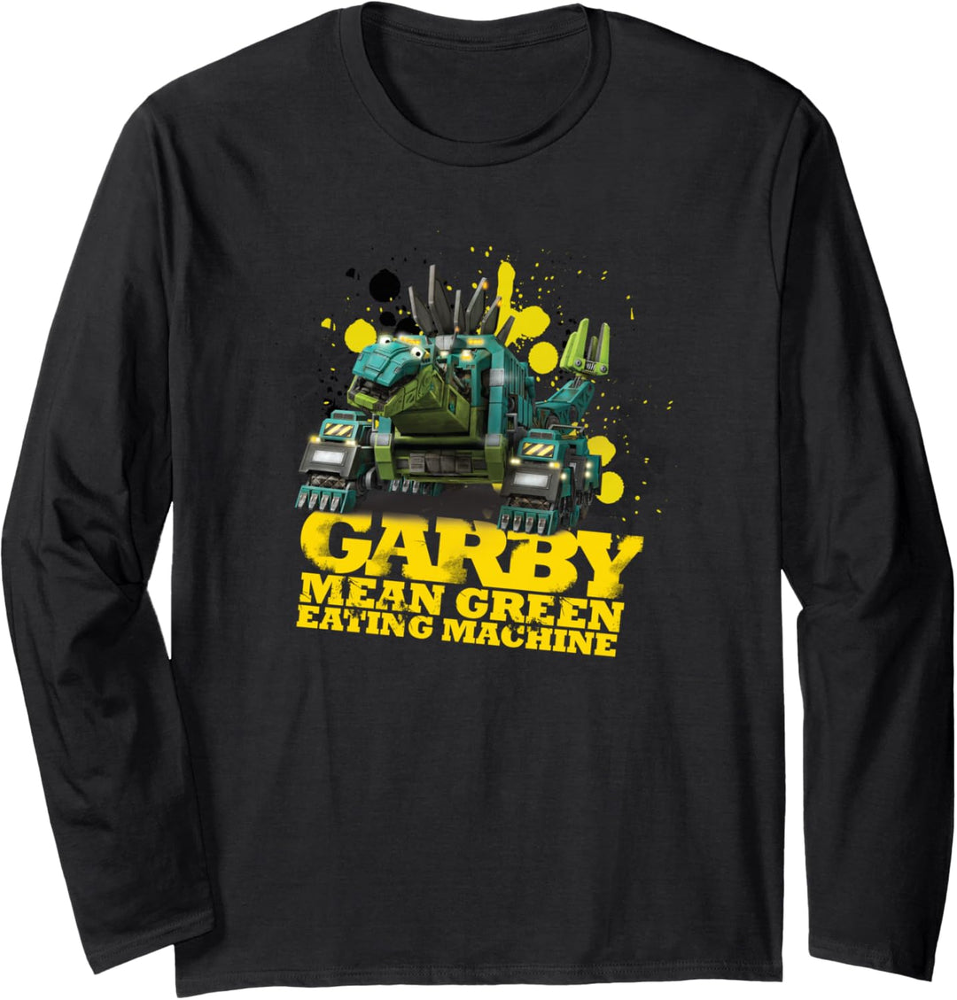 DinoTrux Garby Green Essmaschine Langarmshirt