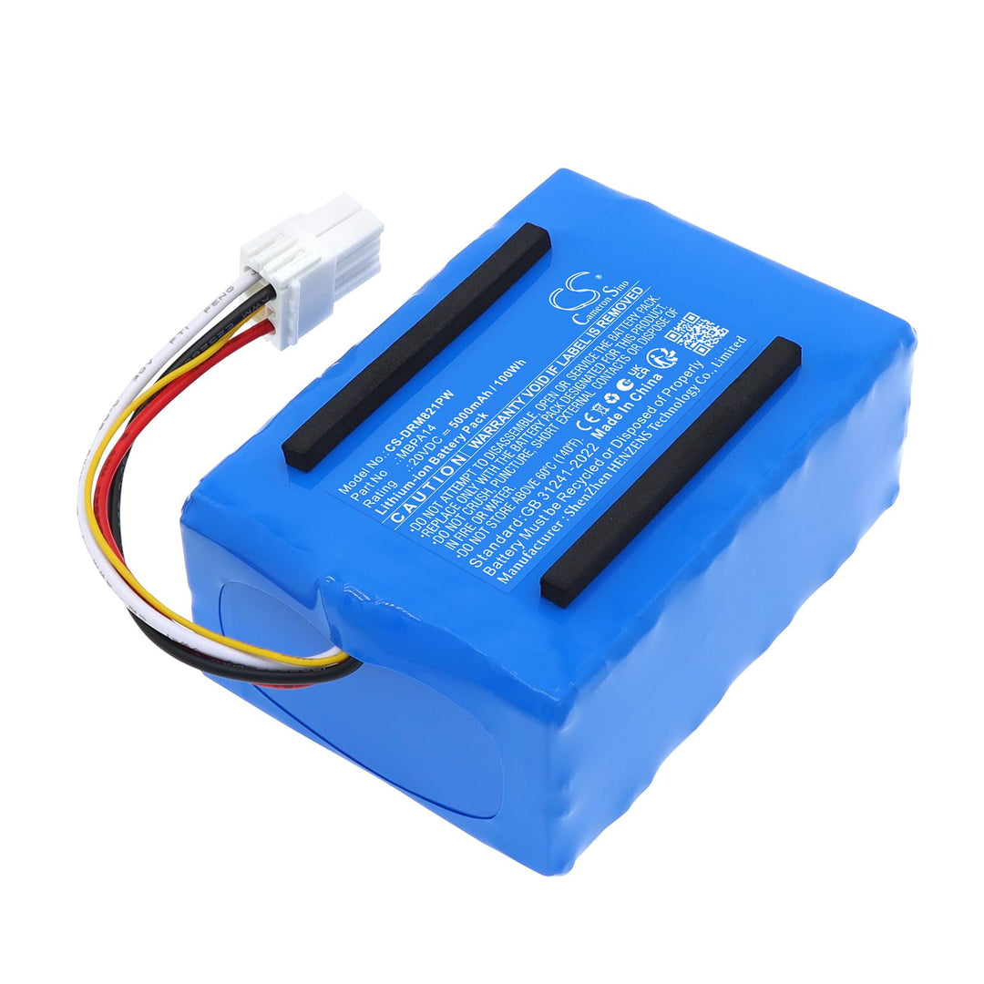 5000mAh Ersatzakku kompatibel mit Dreame A1, A1 Pro, A2, A2 Pro, MLLA7110, MLLA7210, MXXA8210, MBPA1