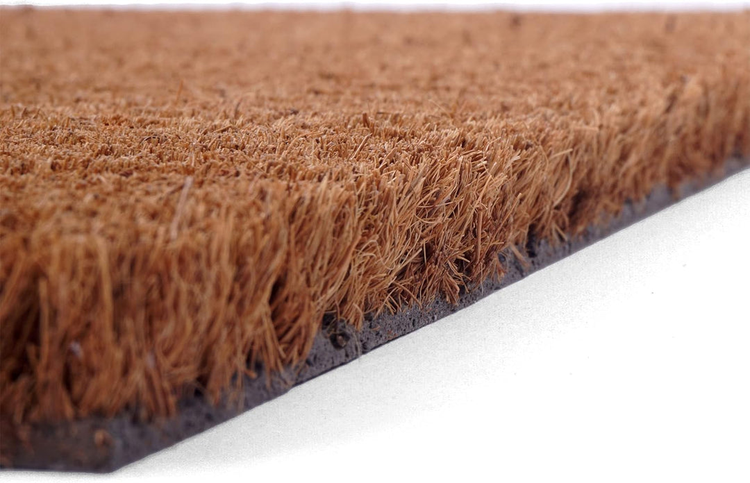 Fussmatte Kokos 140x200 cm schnittfest - 24mm Kokosmatte Natur, antibakteriell und extrem strapazier