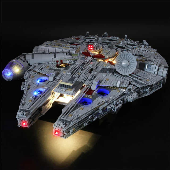 GEAMENT LED Licht-Set Kompatibel mit Lego Millennium Falcon Ultimate - Beleuchtungsset für Star Wars