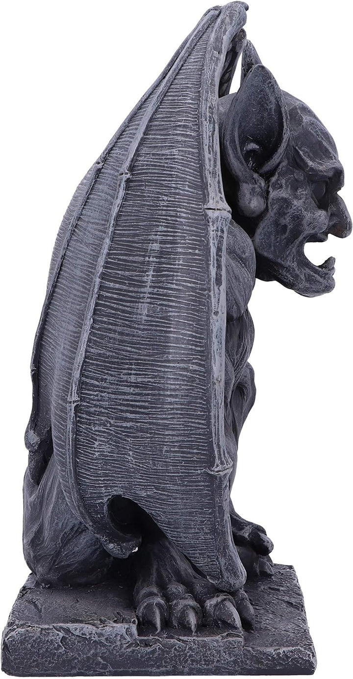 Nemesis Now Dark Black Grotesque Figurine Adalward Dekofigur, groteske Gargoyle, Dunkelschwarz, Schw