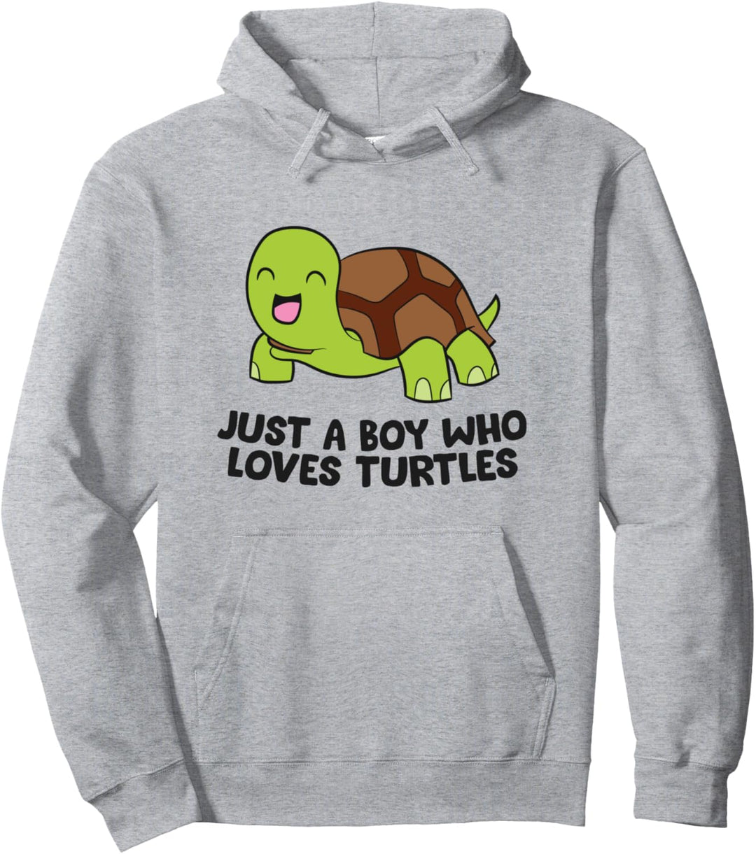 Sea Turtle Boy Just A Boy Who Loves Turtles Pullover Hoodie