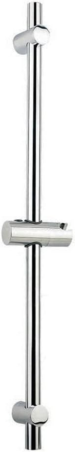 Kibath 401143 ZUB Duschschienensatz, Maneral, Rohrdurchmesser 25 mm Aus Edelstahl, Befestigungswinke