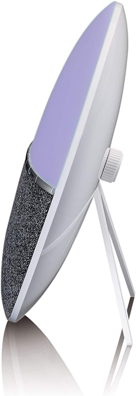 Lenco CRW-4 Uhrenradio - Wellness Wake-Up-Light - Lichtwecker mit Bluetooth - PLL FM Empfänger - zwe