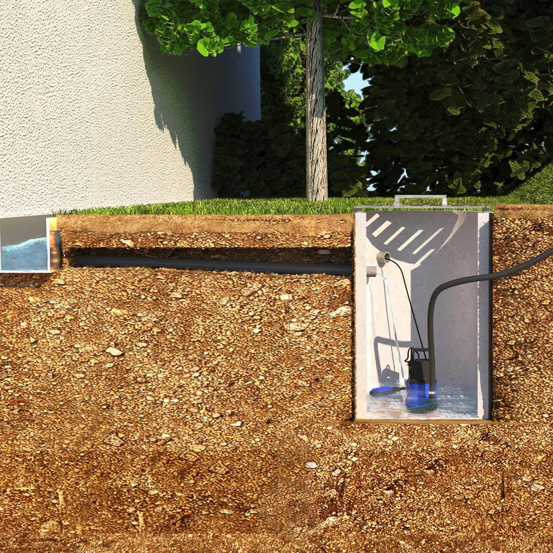 SFA - Sanisub ZPK 40 A - Tragbare Tauchpumpe 5 m - Für Klarwasser & Grauwasser - Automatisch - Schwe