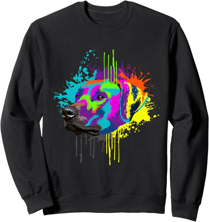 Splash Art Rhodesian Ridgeback Geschenkidee Hunde Sweatshirt