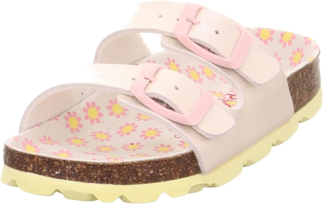 Superfit Mädchen Fussbettpantoffel Hausschuhe 1-800111Hausschuhe 24 EU Gelb 6020, 24 EU Gelb 6020