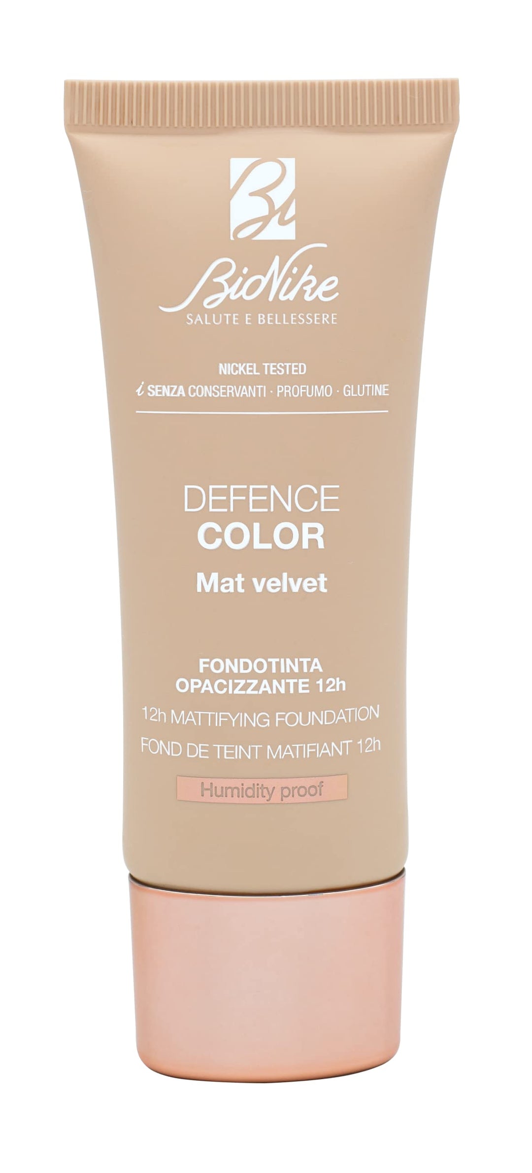 Bionike Defence Color Foundation Mat Velvet Mattierend 12h Matt-Effekt SPF 15 für Mischhaut und fett
