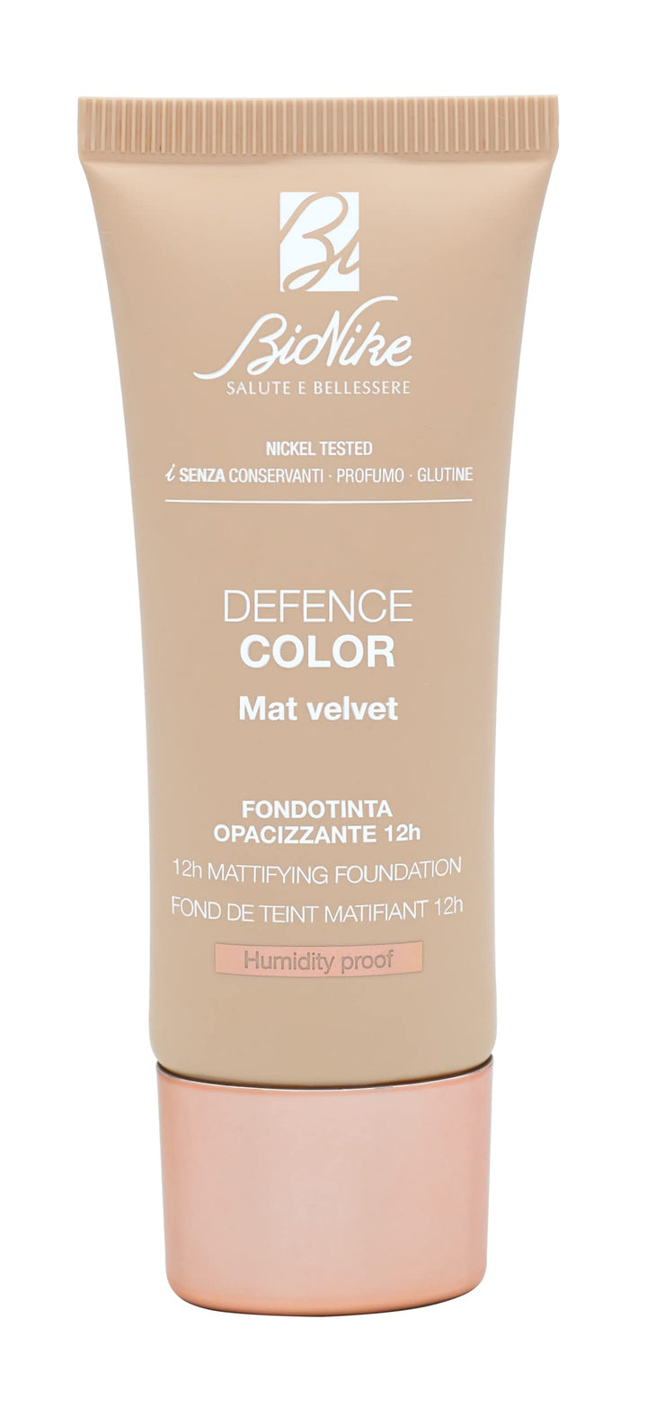 Bionike Defence Color Foundation Mat Velvet Mattierend 12h Matt-Effekt SPF 15 für Mischhaut und fett