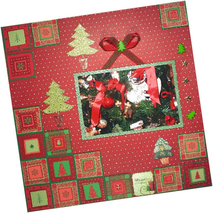 Ursus 70860099 - Scrapbook paper Block, Winterzauber, ca. 30,5 x 30,5 cm, 190 g/qm, 20 Blatt, beidse