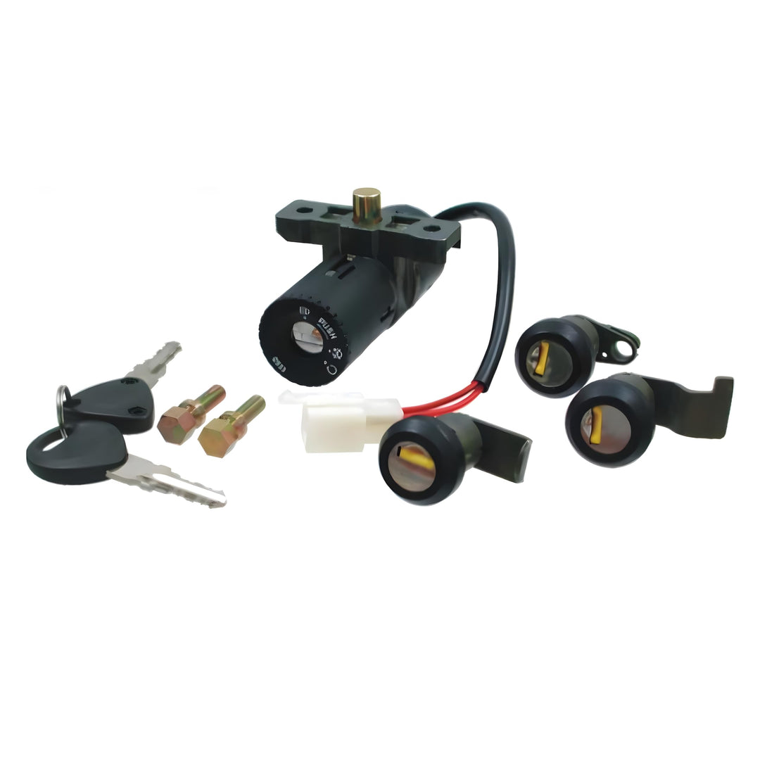 Schlosssatz RMS Zündschloss für Honda Pantheon 2T 125-150ccm Bj. 1998/2002, 35010KEY900 / 35010KFG86