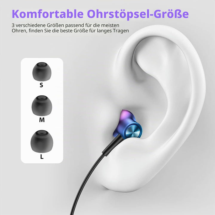 USB C Kopfhörer für Samsung Galaxy A36 A56 A26 A17 5G A57 A37 A35 A55 S26 S25 Pixel 10 9 Kopfhörer m