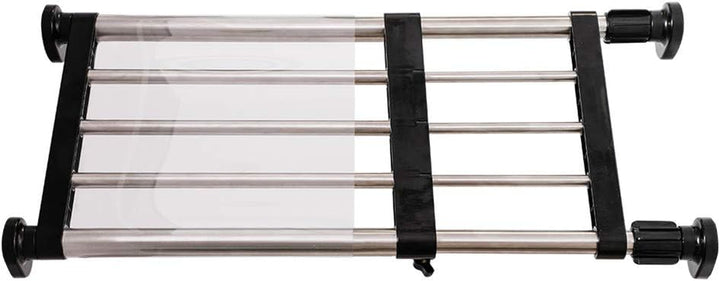 Hershii Erweiterbare Schrankspannregalstange, verstellbares Metallregal, Schrank-Organizer, DIY-Tren