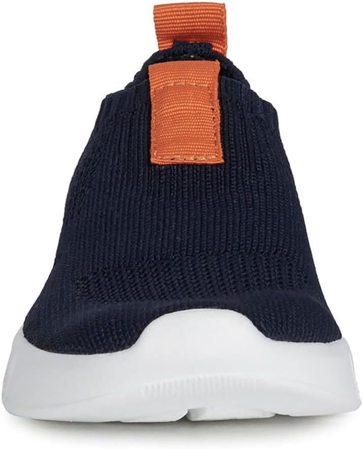 Geox Jungen J Aril Boy ASneakers 28 EU Navy Orange, 28 EU Navy Orange