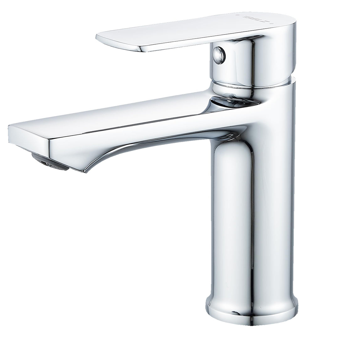 BELZ Wasserhahn Bad, Einhebel-badarmatur, Armatur Badezimmer, Mischbatterie Bad, Höhe 96 mm, Energie