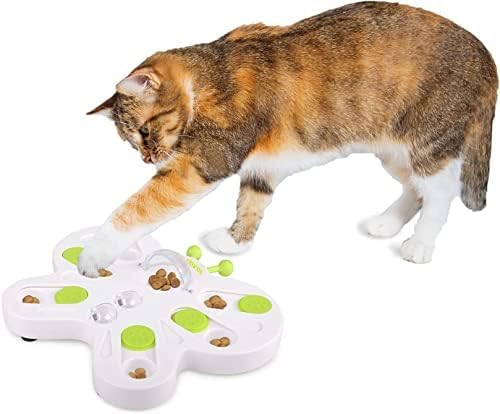 ALL FOR PAWS Interactives Katzen-Futterstation Puzzle (Schmetterling Katzen-Futterstation Puzzle), S