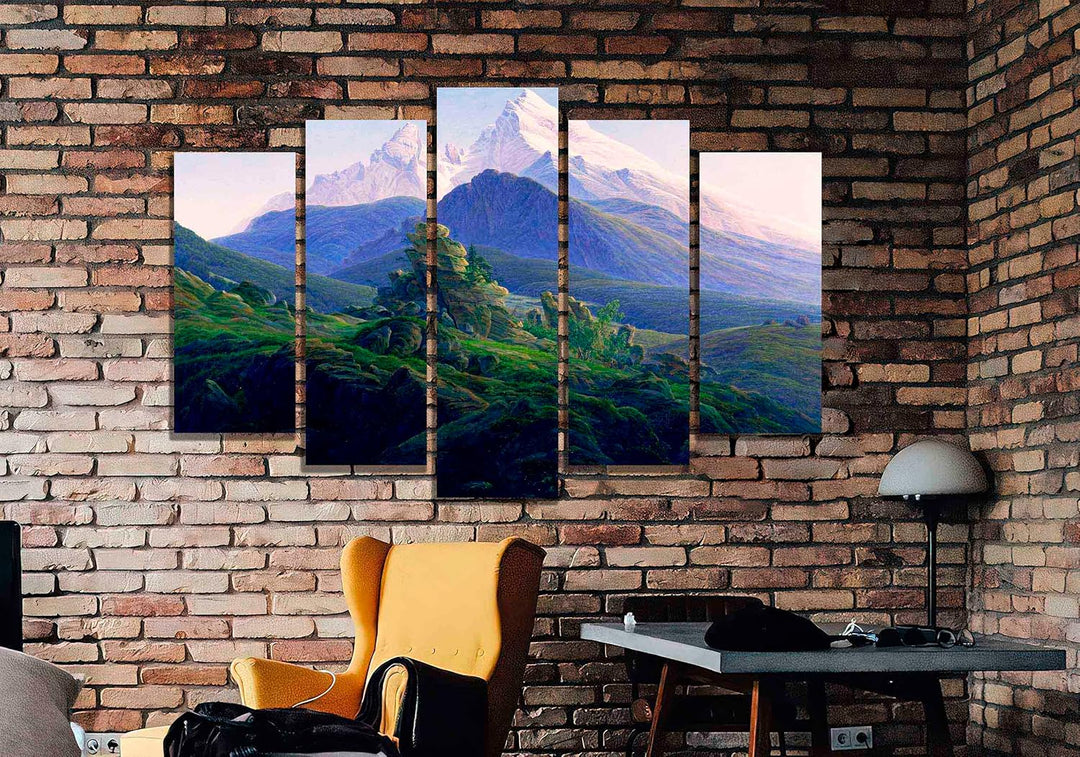 Caspar David Friedrich Abstrakte Leinwanddruck, Wandkunst, moderne Dekoration für Schlafzimmer, Büro