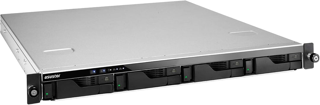 Asustor Lockerstor 4 AS6504RD 4 Bay NAS - Duale Stromversorgung Netzwerkspeicher Gehäuse, Quad Core