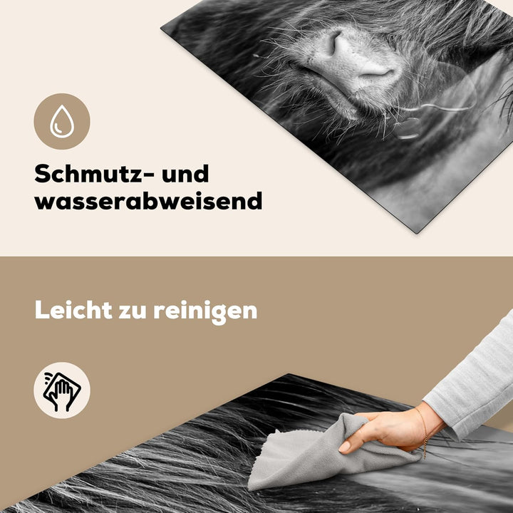 KitchenYeah© Herdabdeckplatte Einteilig Küche Herdabdeckung Induktionsfeld Ceranfeld Herdabdeckplatt