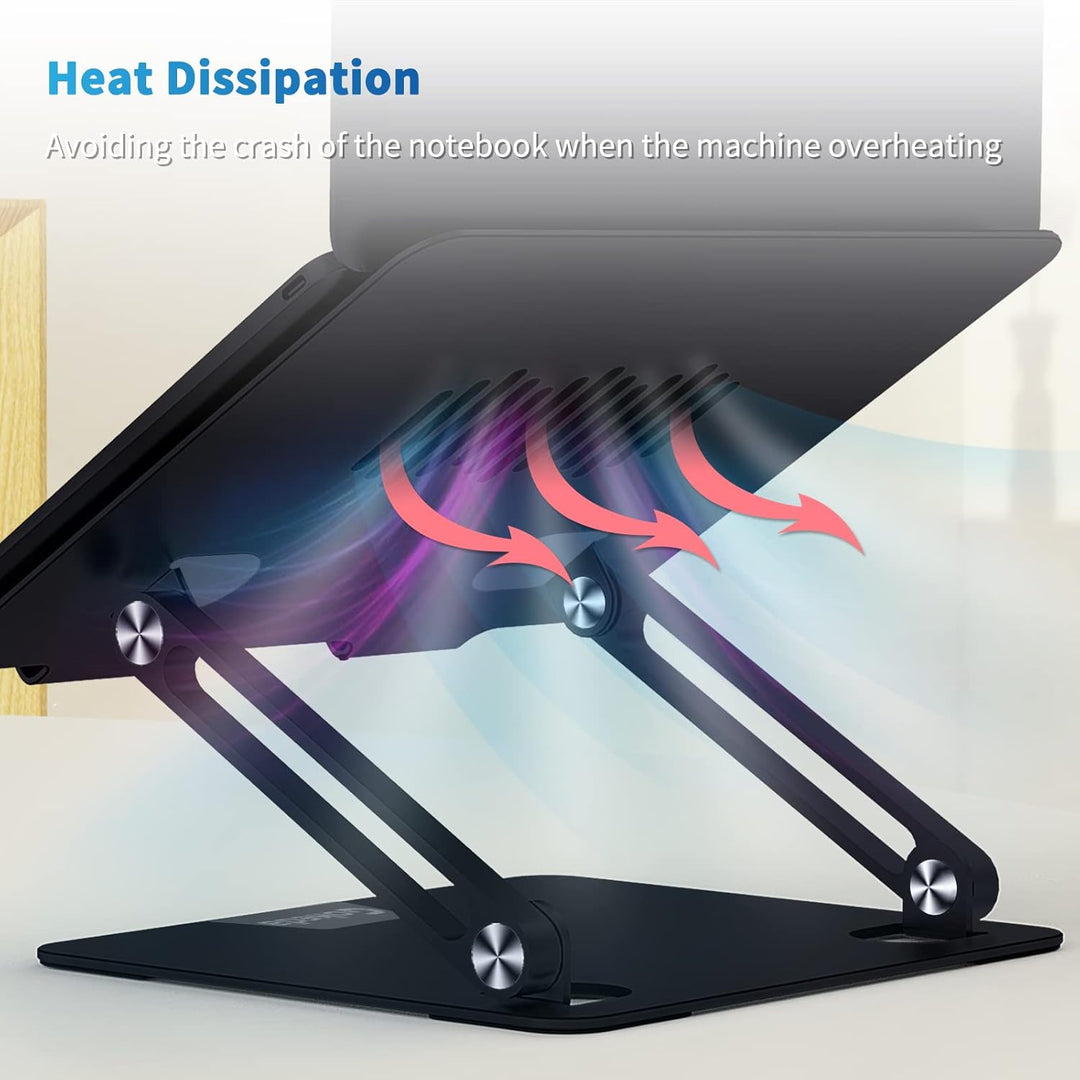Gokeda Laptop Ständer, ergonomischer Laptopständer aus Aluminiumlegierung für den Schreibtisch, Note