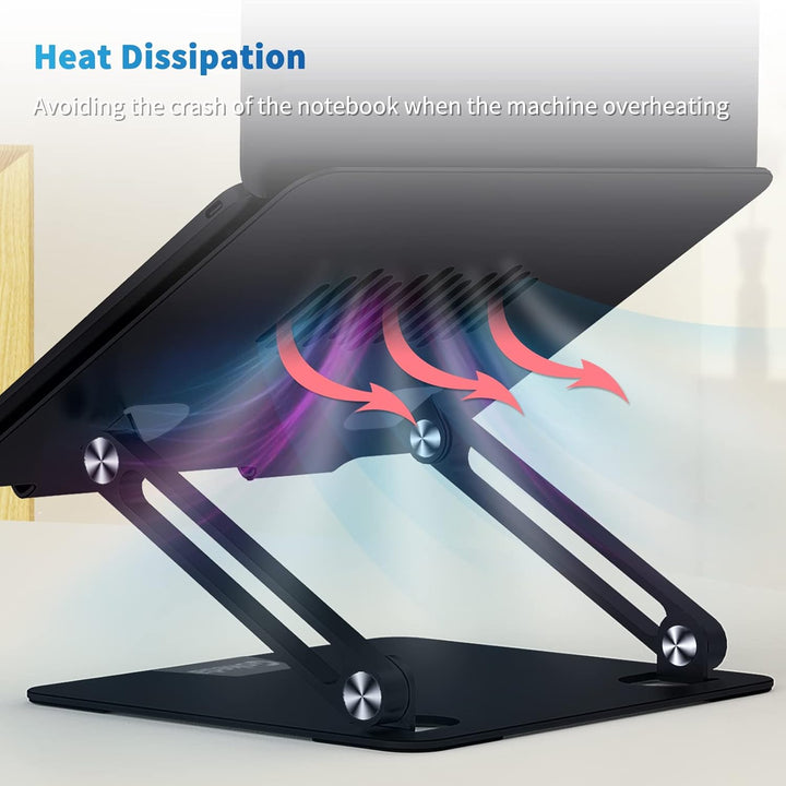 Gokeda Laptop Ständer, ergonomischer Laptopständer aus Aluminiumlegierung für den Schreibtisch, Note