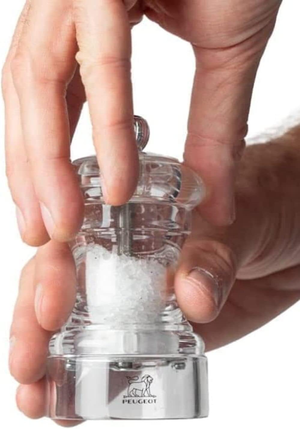 PEUGEOT - Duo Bistro - Pfeffermühle + Salzmühle 10 cm - Klassische Mahlgradeinstellung - Aus Acryl -