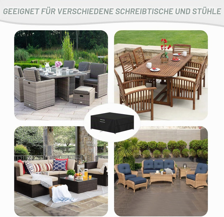 Abdeckung Gartenmöbel Wasserdicht Winterfest Lounge Abdeckung | Abdeckplane Gartenmöbel Tischabdecku